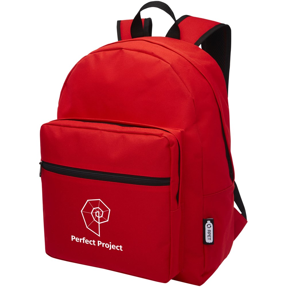 Retrend RPET-Rucksack 16L rot