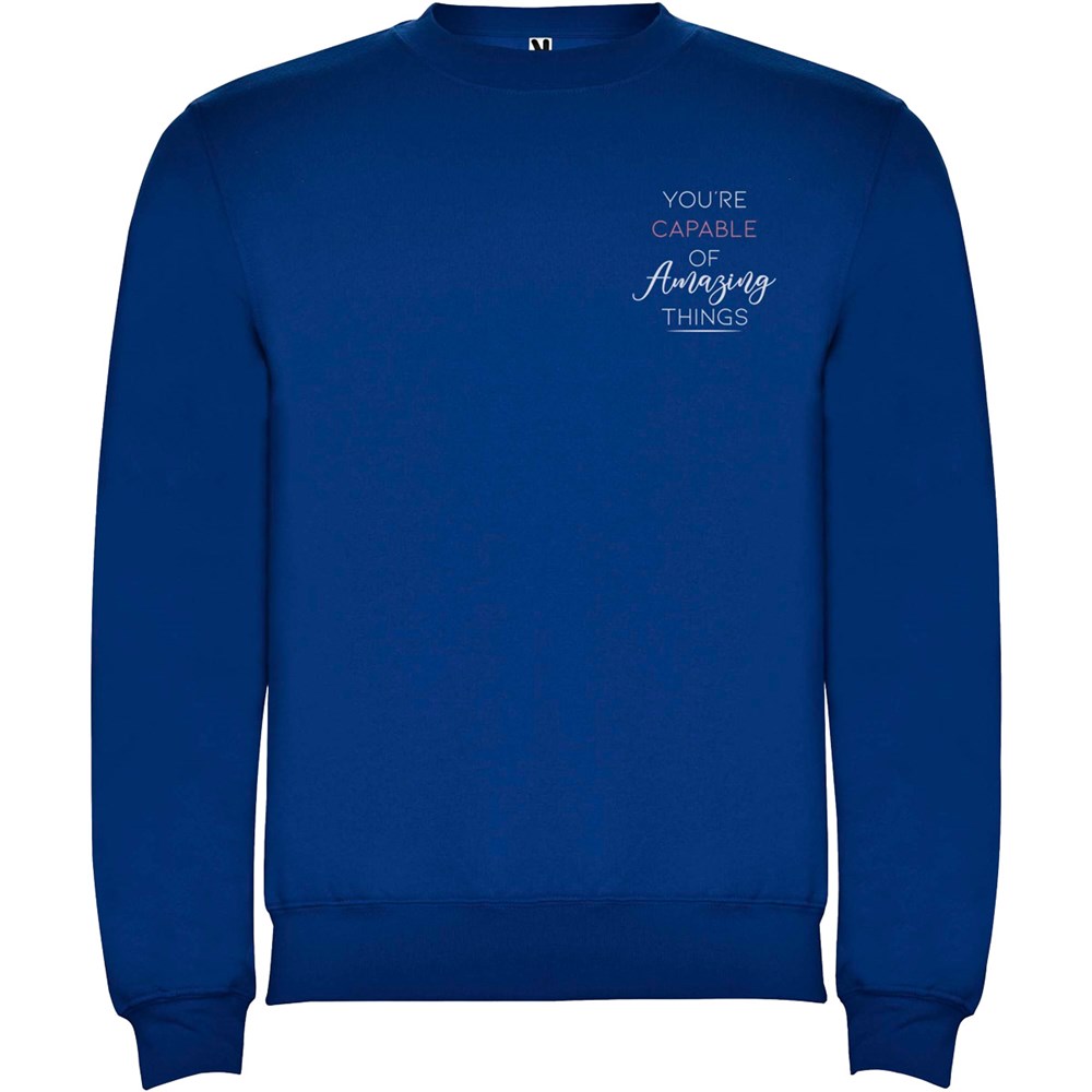 Warme Sweatshirts mit Logo – das perfekte Weihnachtsgeschenk für Kunden oder Mitarbeiter. royalblau