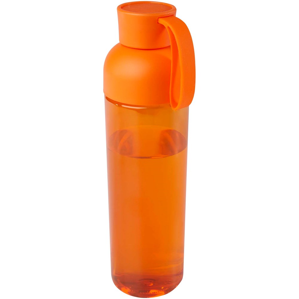 Bouteille d’eau Illuminate de 600 ml en rPET orange