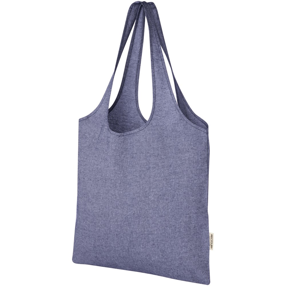 Pheebs 150 g/m² recycelte Tragetasche 7L heather blau