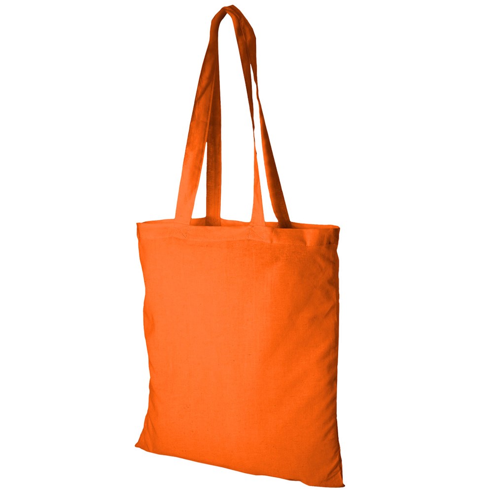 Sac à provisions en coton 140g/m² Orange