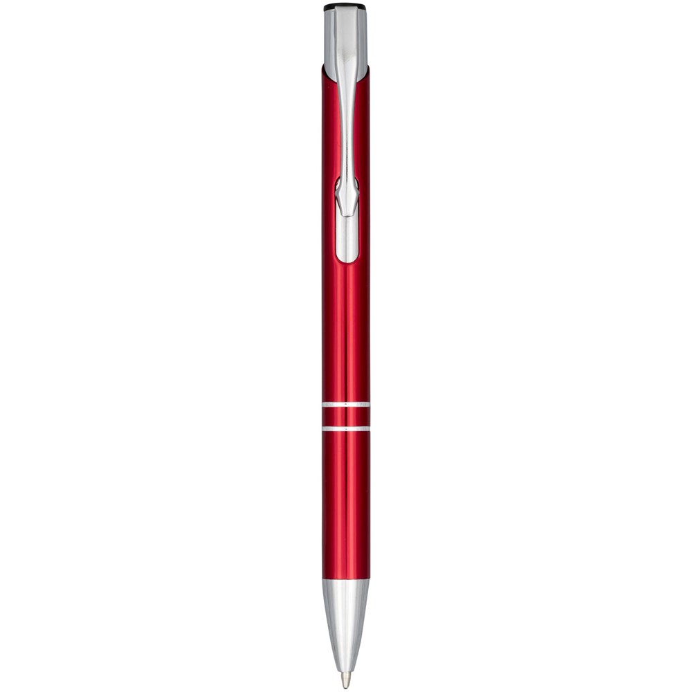 Stylo bille aluminium anodisé Moneta (encre bleue) rouge