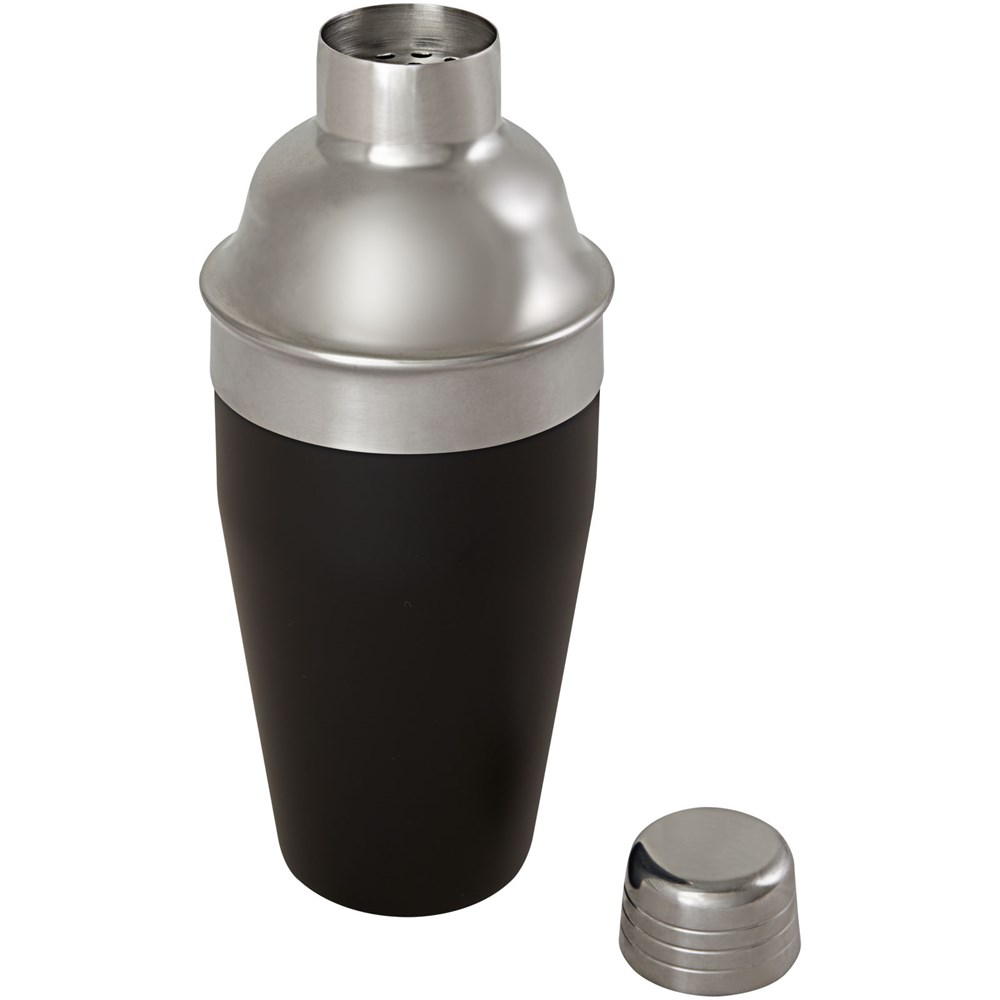 Gaudie Cocktailshaker aus recyceltem Edelstahl schwarz