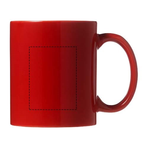 Santos 330 ml Keramiktasse rot