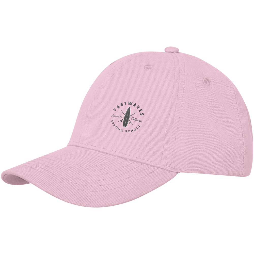 Casquette Davis 6 panneaux Rose clair