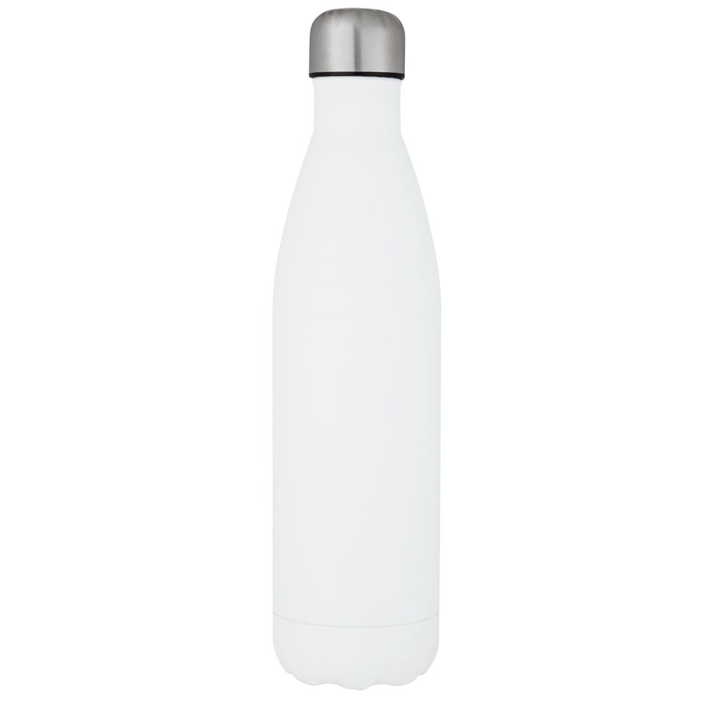 Bouteille Cove de 750 ml en acier inoxydable à isolation sous vide blanc