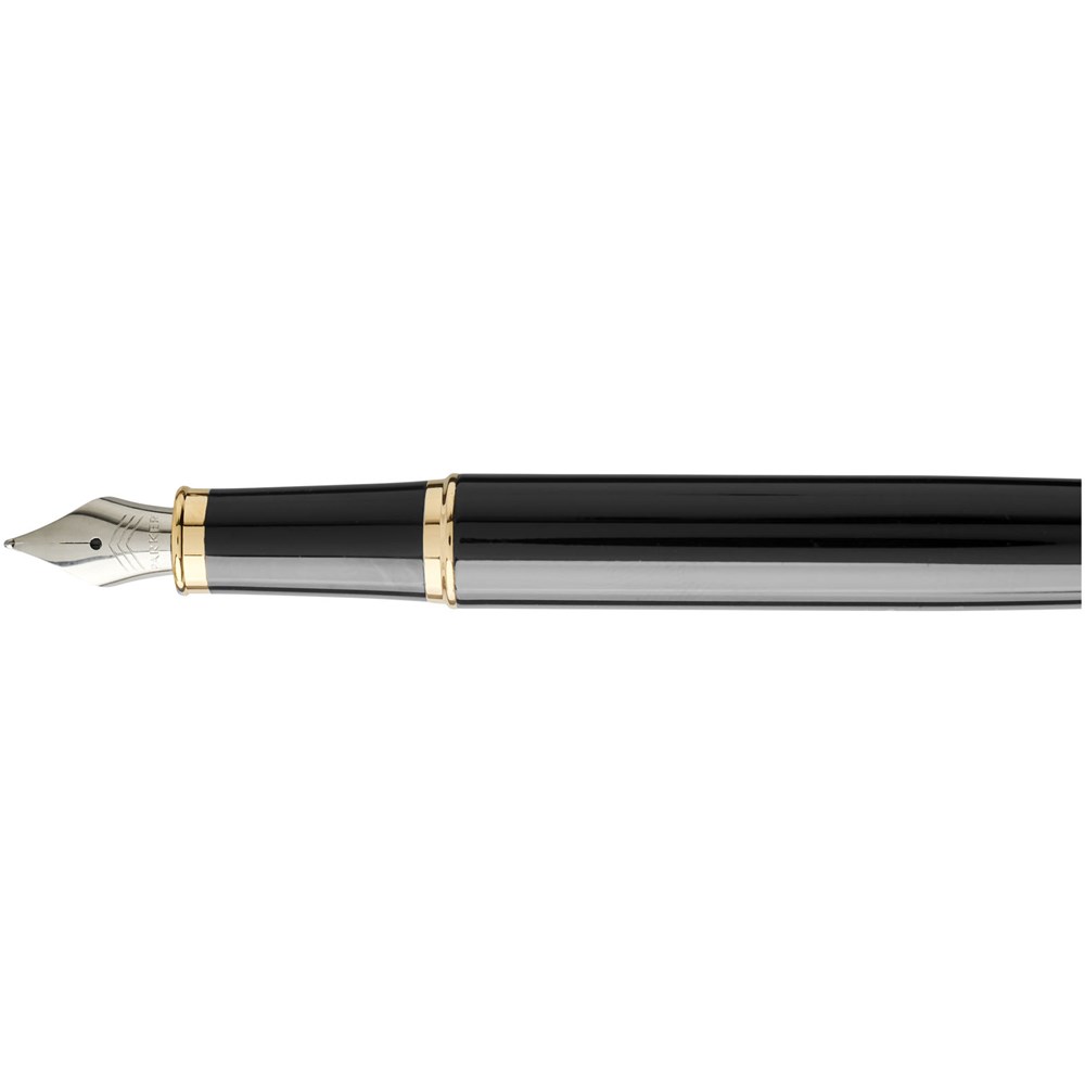 Stylo plume IM Parker (encre bleue) Noir, Doré