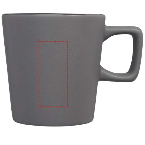 Mug Ross de 280 ml en céramique Gris Mat