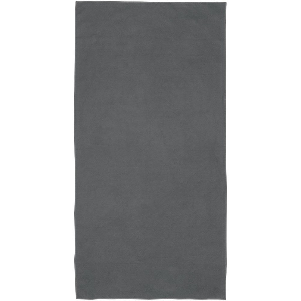 Serviette Pieter certifiée GRS ultra-légère et à séchage rapide 50 x 100 cm gris