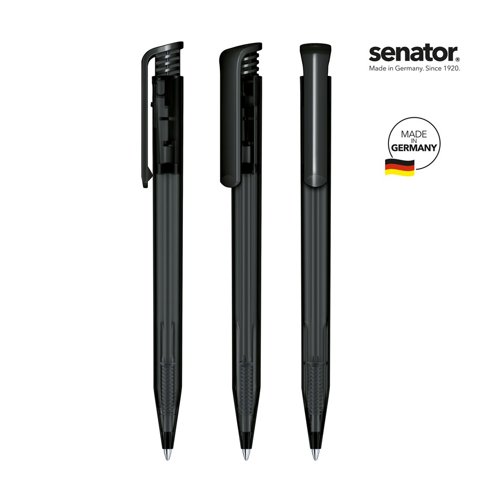 senator® Super Hit Frosted  Druckkugelschreiber noir