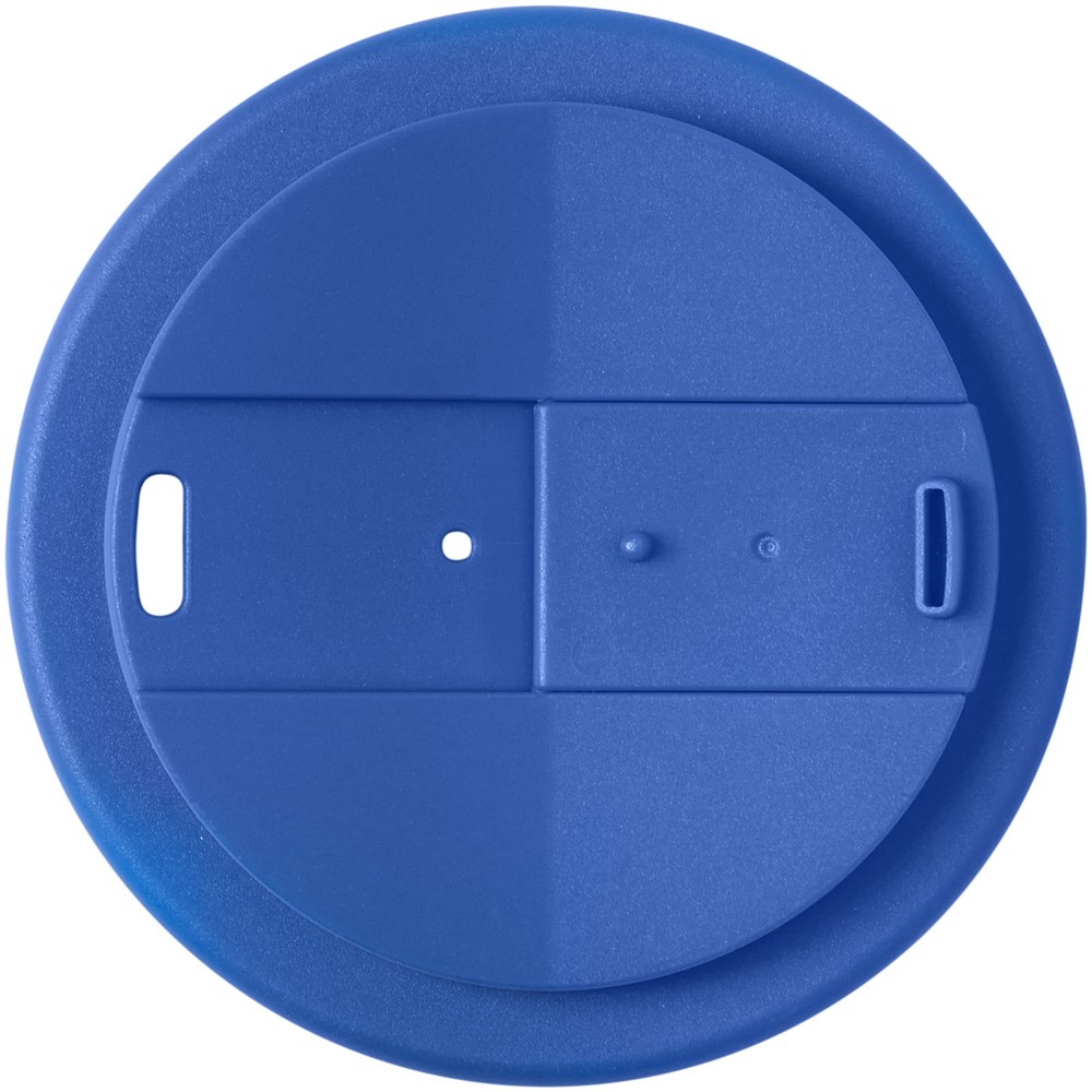 Gobelet avec isolation Brite-Americano® Eco de 350 ml et anti-déversement Bleu minéral