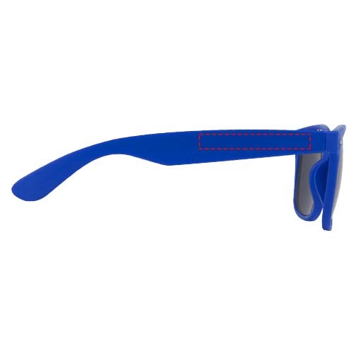 Lunettes de soleil Sun Ray en plastique recyclé Bleu royal