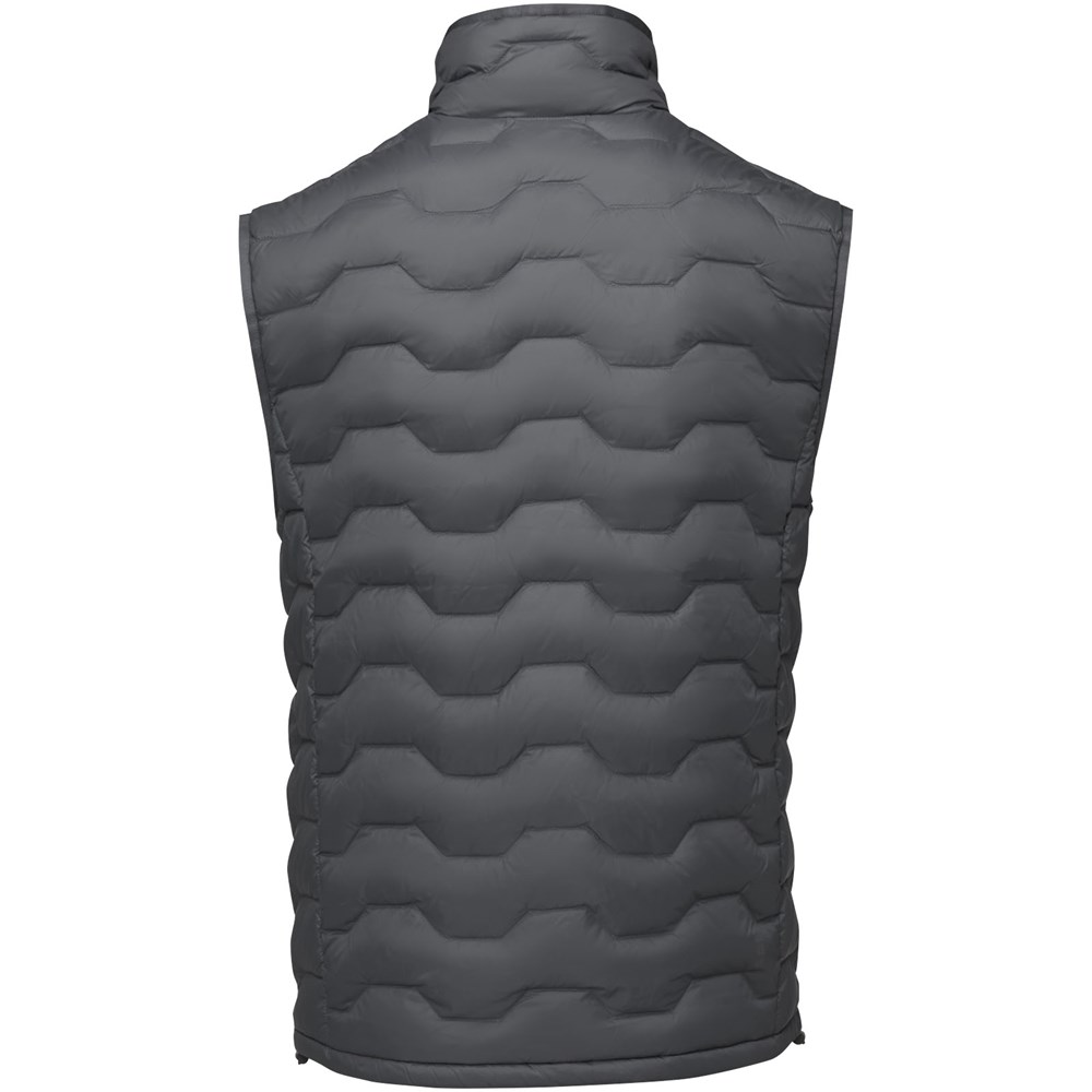 Bodywarmer duvet isotherme Epidote recyclé certifié GRS pour homme Gris storm