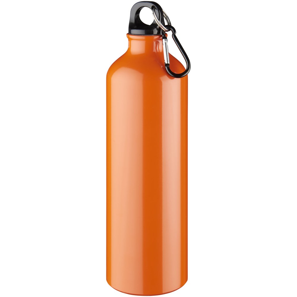 Oregon 770 ml Aluminium Trinkflasche mit Karabinerhaken orange