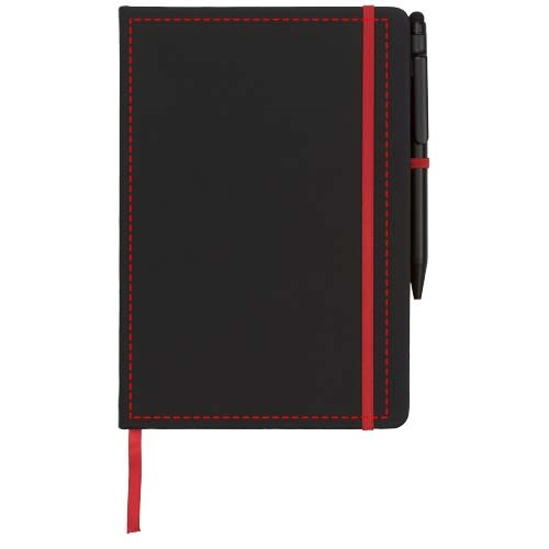 Carnet de notes M Noir Edge Noir, Rouge