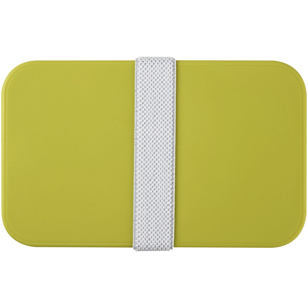 MIYO Doppel-Lunchbox limone, weiss, weiss