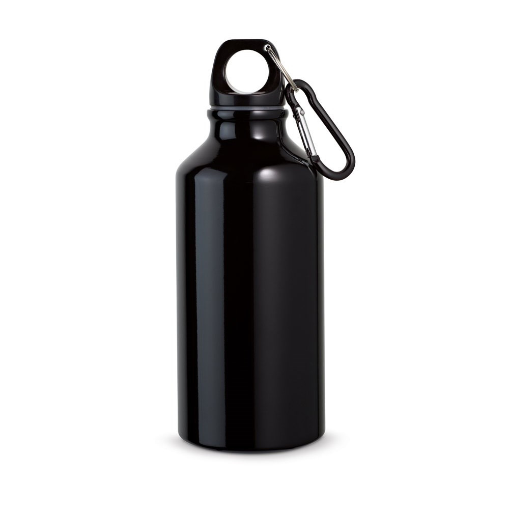 LANDSCAPE. Aluminium-Sportflasche mit Karabiner 400 ml