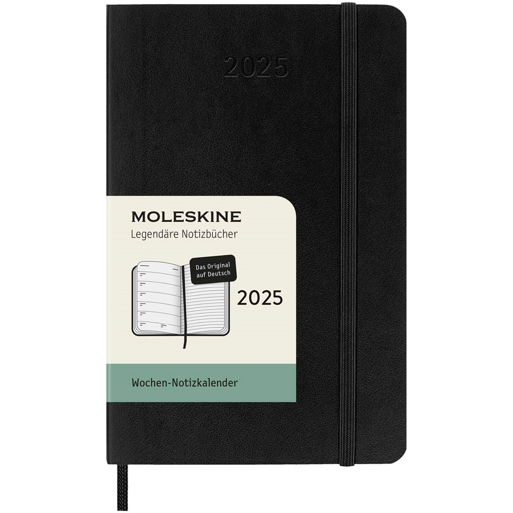 Moleskine Softcover 12 Monate Wochenkalender, Pocket-Format – Deutsch