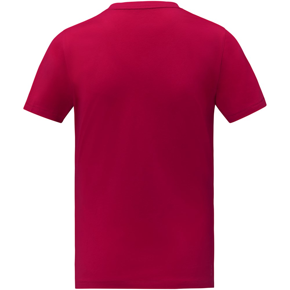 T-shirt Somoto manches courtes col V homme rouge