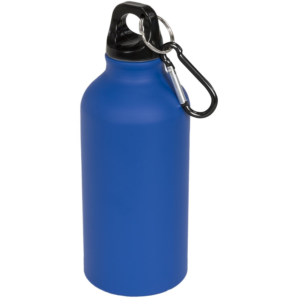 Oregon matte 400 ml Trinkflasche mit Karabiner blau