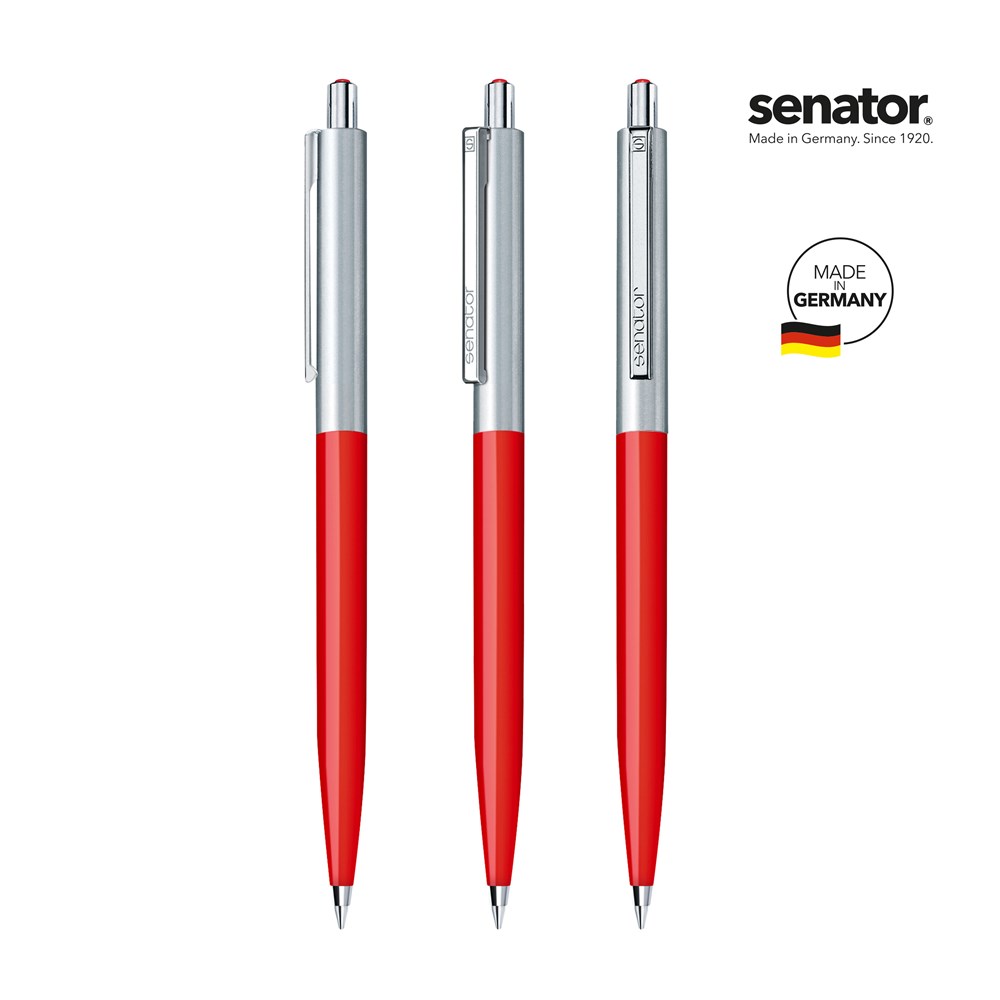 senator® Point Metal  Druckkugelschreiber rot 186