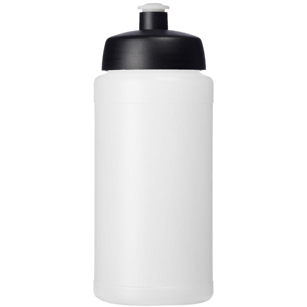 Bouteille de sport Baseline® Plus de 500 ml Noir, Blanc transparent