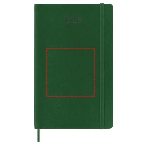 Agenda L 12 mois Moleskine à couverture souple Vert myrte