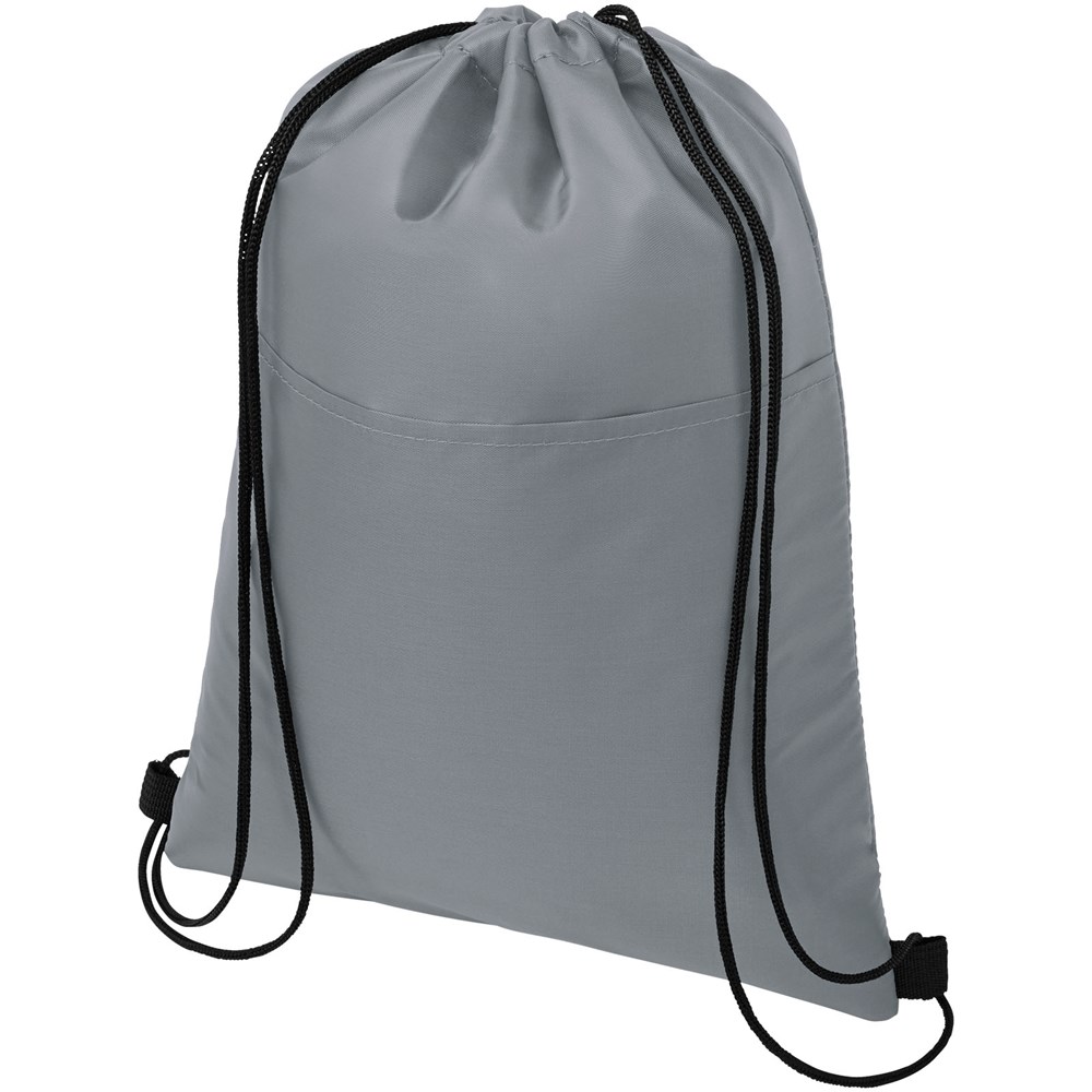 Sac isotherme Oriole avec cordon et capacité de 12 canettes 5L gris