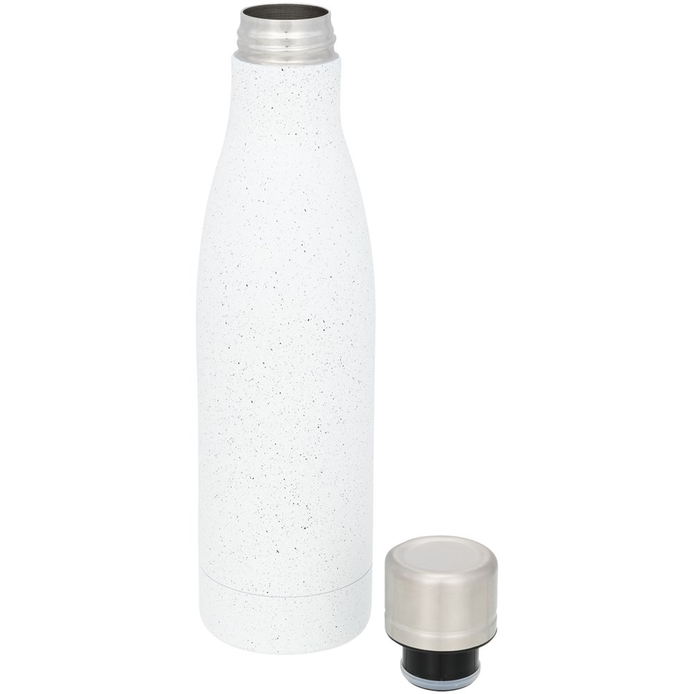 Vasa Kupfer-Vakuum Isolierflasche, gesprenkelt, 500 ml weiss