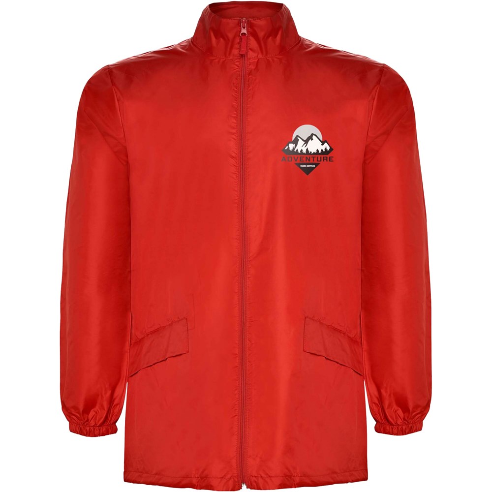 Veste de pluie légère Unisexe Roly Rain rouge