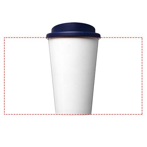 Gobelet avec isolation Brite-Americano® Eco de 350 ml bleu