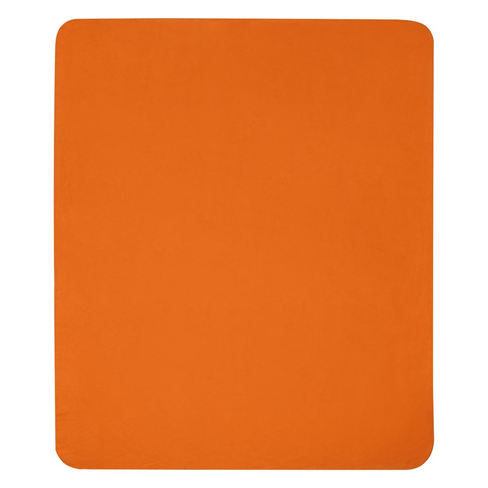 Couverture Willow en polaire RPET certifiée GRS Orange