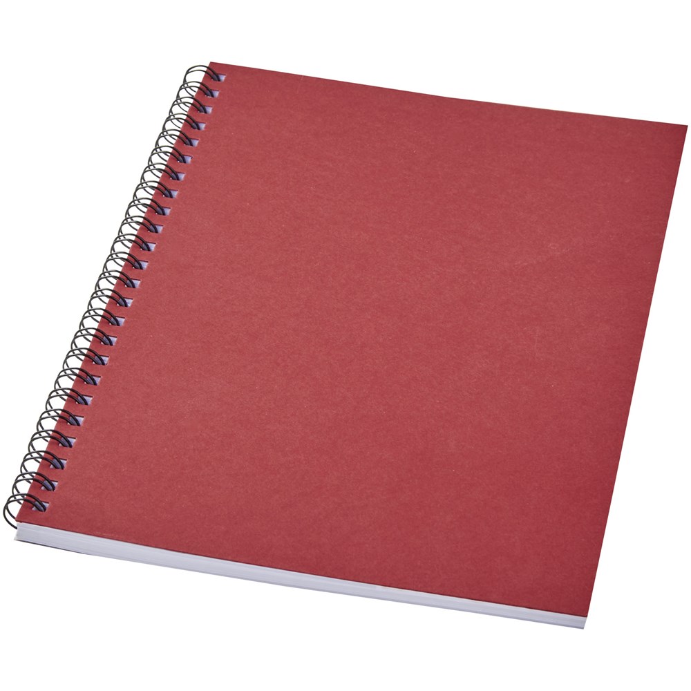 Carnet de notes spirales Desk-Mate® A5 coloré rouge