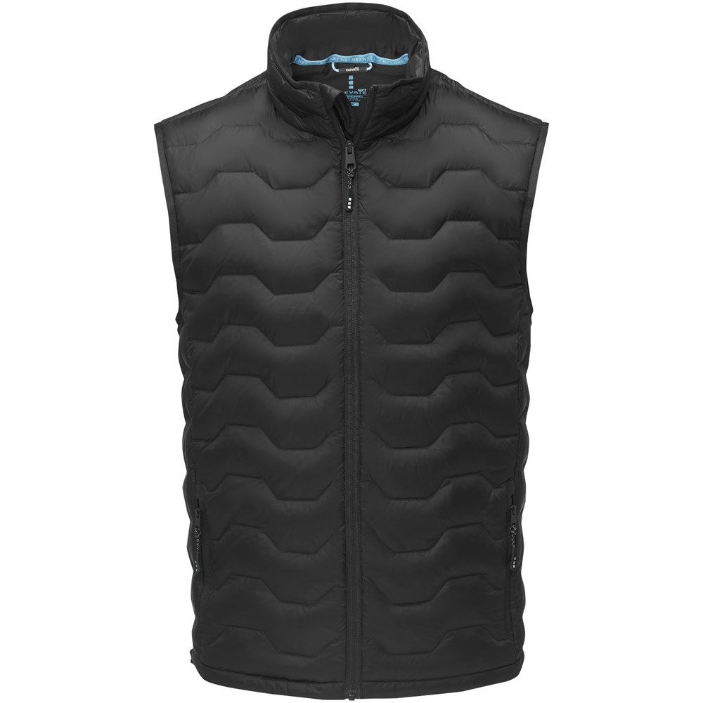 Bodywarmer duvet isotherme Epidote recyclé certifié GRS pour homme Noir