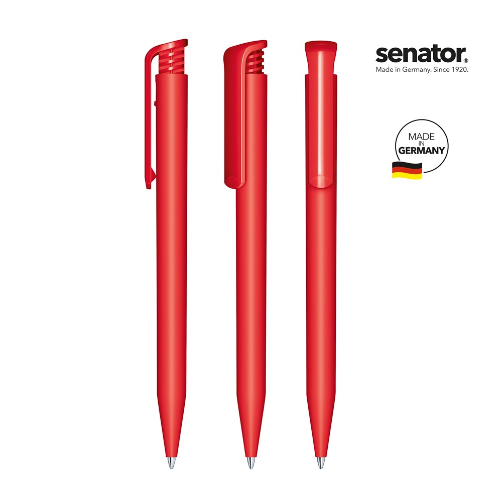 senator® Super Hit Matt  Druckkugelschreiber rot 186