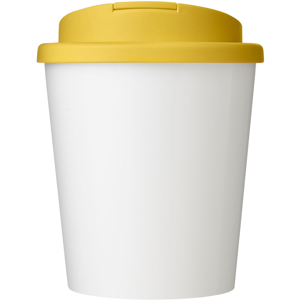 Gobelet avec isolation Brite-Americano Espresso Eco de 250 ml et anti-déversement jaune