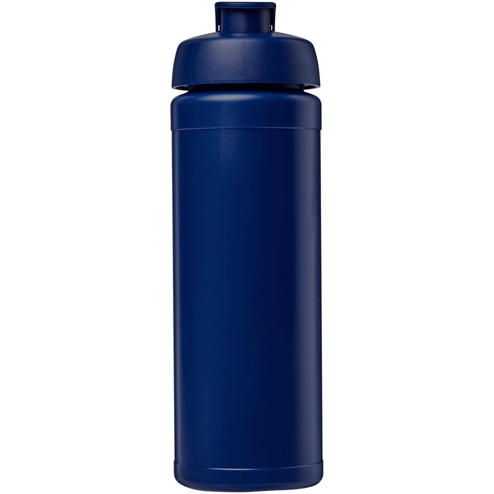 Bouteille de sport Baseline Rise de 750 ml recyclée avec couvercle rabattable Bleu, Bleu