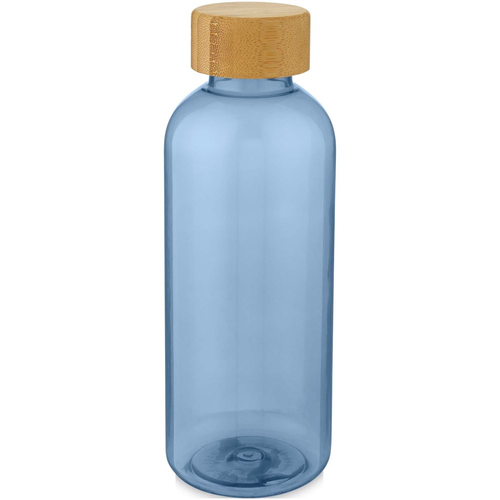 Ziggs 650 ml Sportflasche aus recyceltem Kunststoff transparent blau