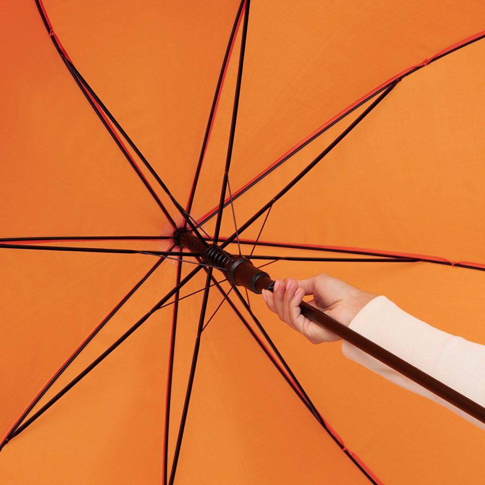 Parapluie à canne Subway Orange