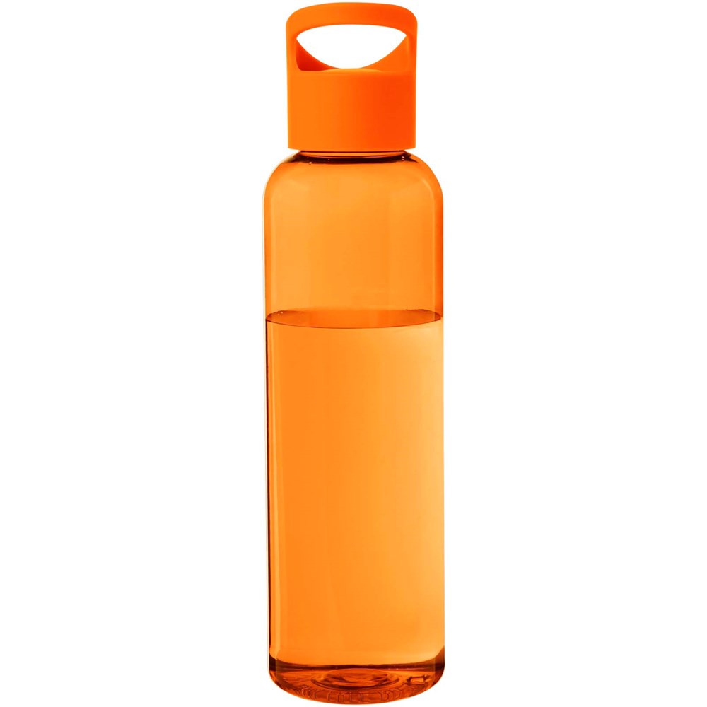 Bouteille d'eau Sky de 650 ml en plastique recyclé orange