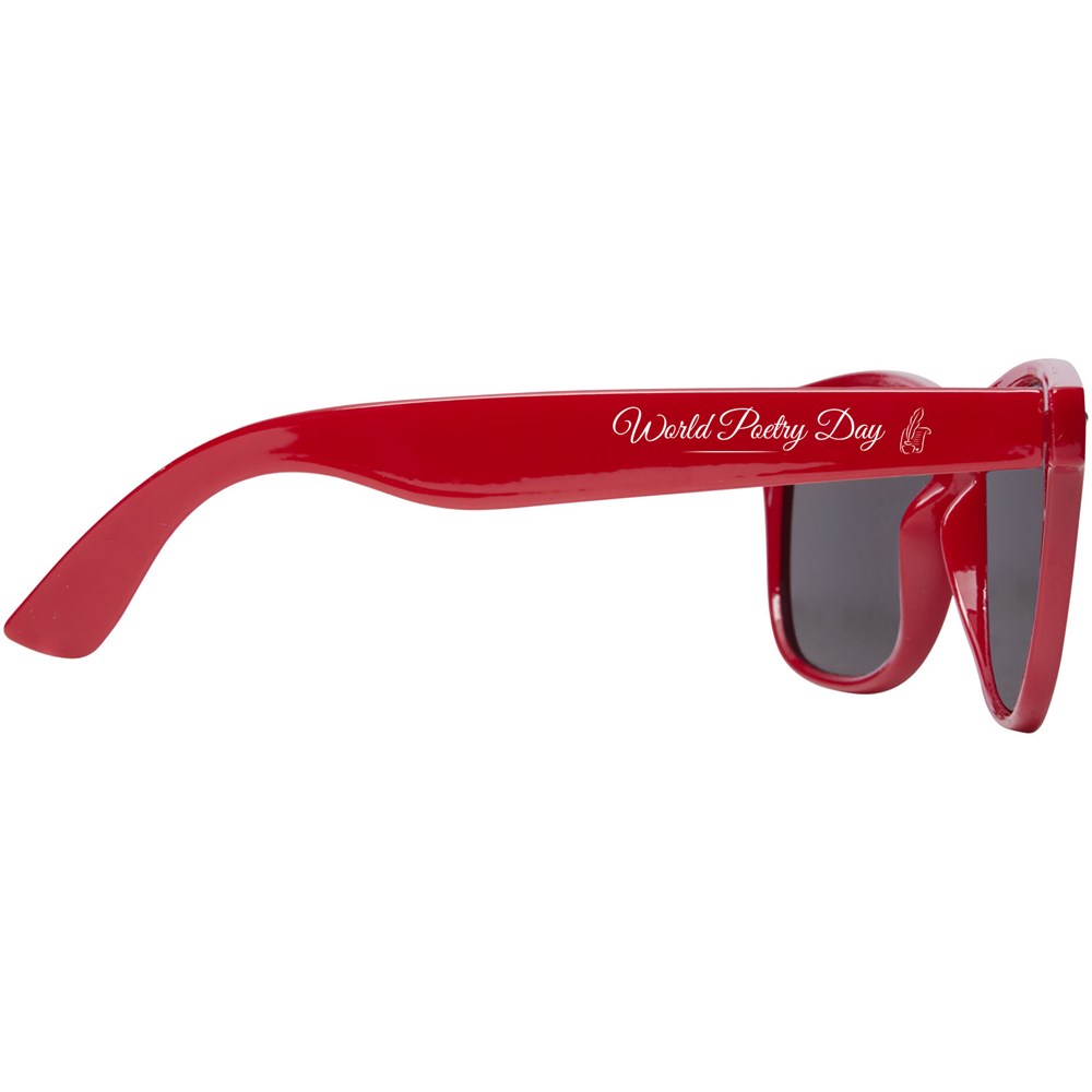 Lunettes de soleil Sun Ray en rPET rouge