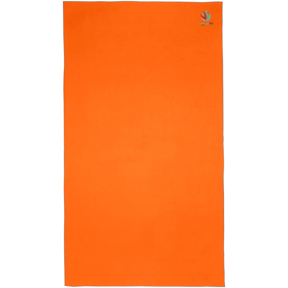 Serviette Pieter certifiée GRS ultra-légère et à séchage rapide 100 x 180 cm Orange