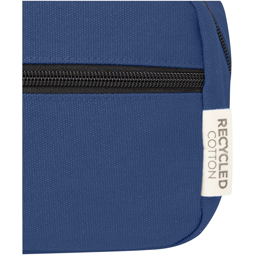 Joey Kosmetiktasche aus GRS recyceltem Canvas 3,5 L navy