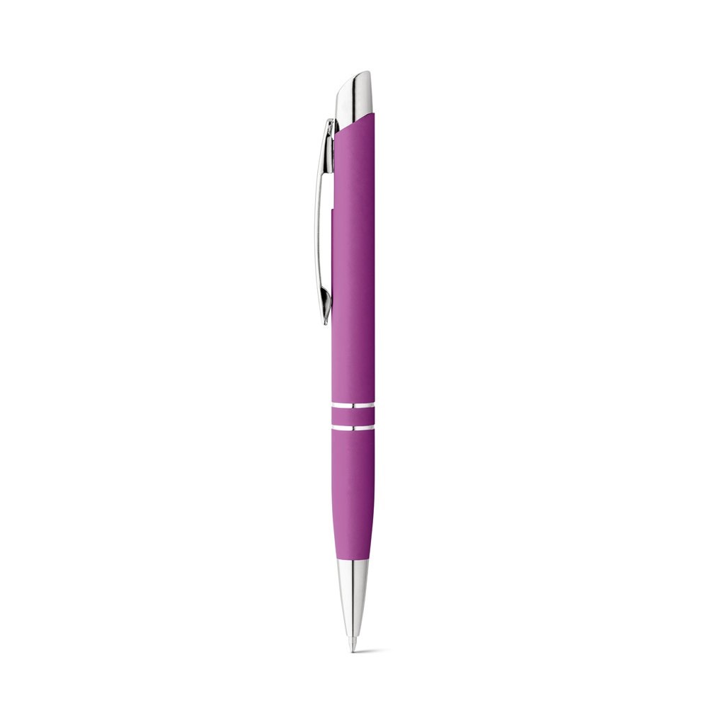 MARIETA SOFT Aluminium-Kugelschreiber mit Clip violett