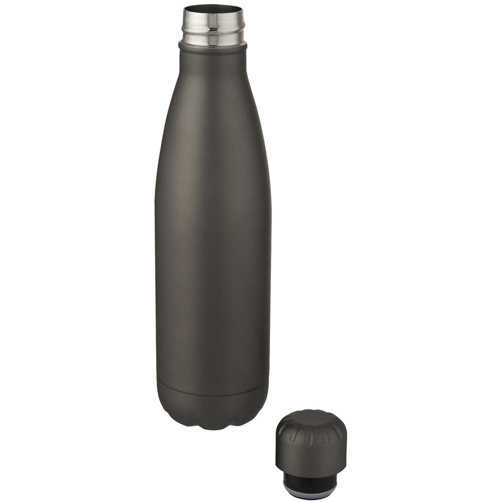 Bouteille Cove de 500 ml en acier inoxydable à isolation sous vide Gris Mat