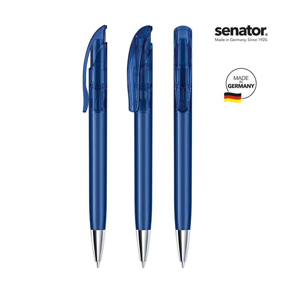 senator® Challenger Clear MT  Druckkugelschreiber blau 2757