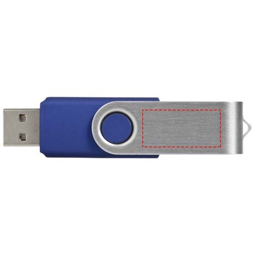 Rotate-Basic 2 GB USB-Stick blau, silber