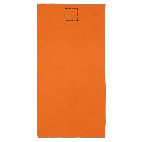 Serviette Pieter certifiée GRS ultra-légère et à séchage rapide 50 x 100 cm Orange