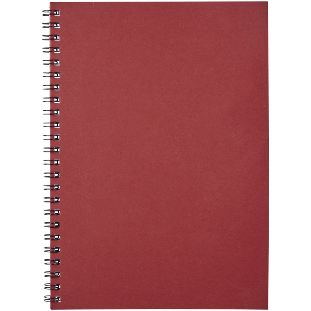 Carnet de notes spirales Desk-Mate® A5 coloré rouge