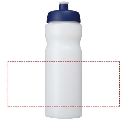 Bouteille de sport Baseline® Plus de 650 ml Bleu, Translucide